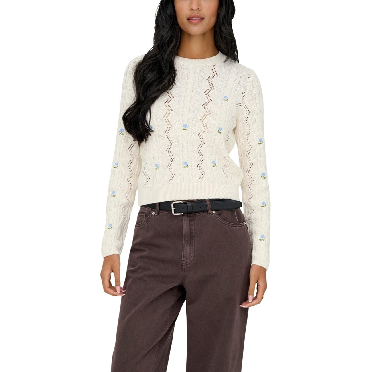 Only Strickmode Damen Weiß #2450156