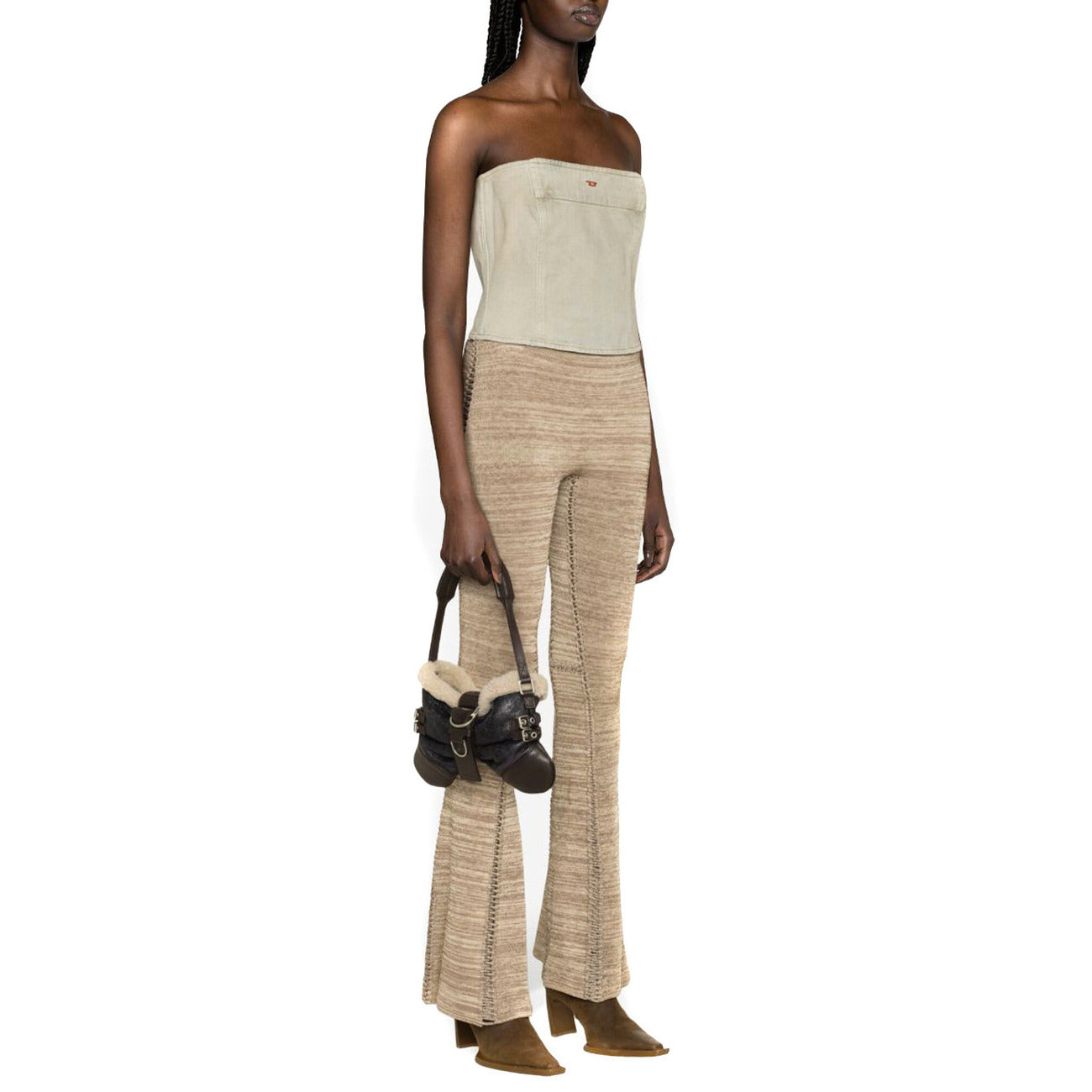 Diesel Top Dames Lichtblauw