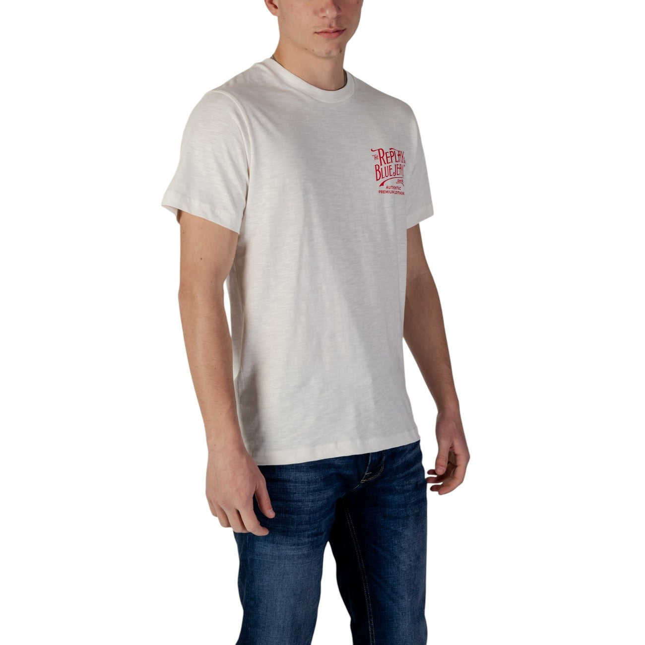 Replay T-shirt Heren Beige