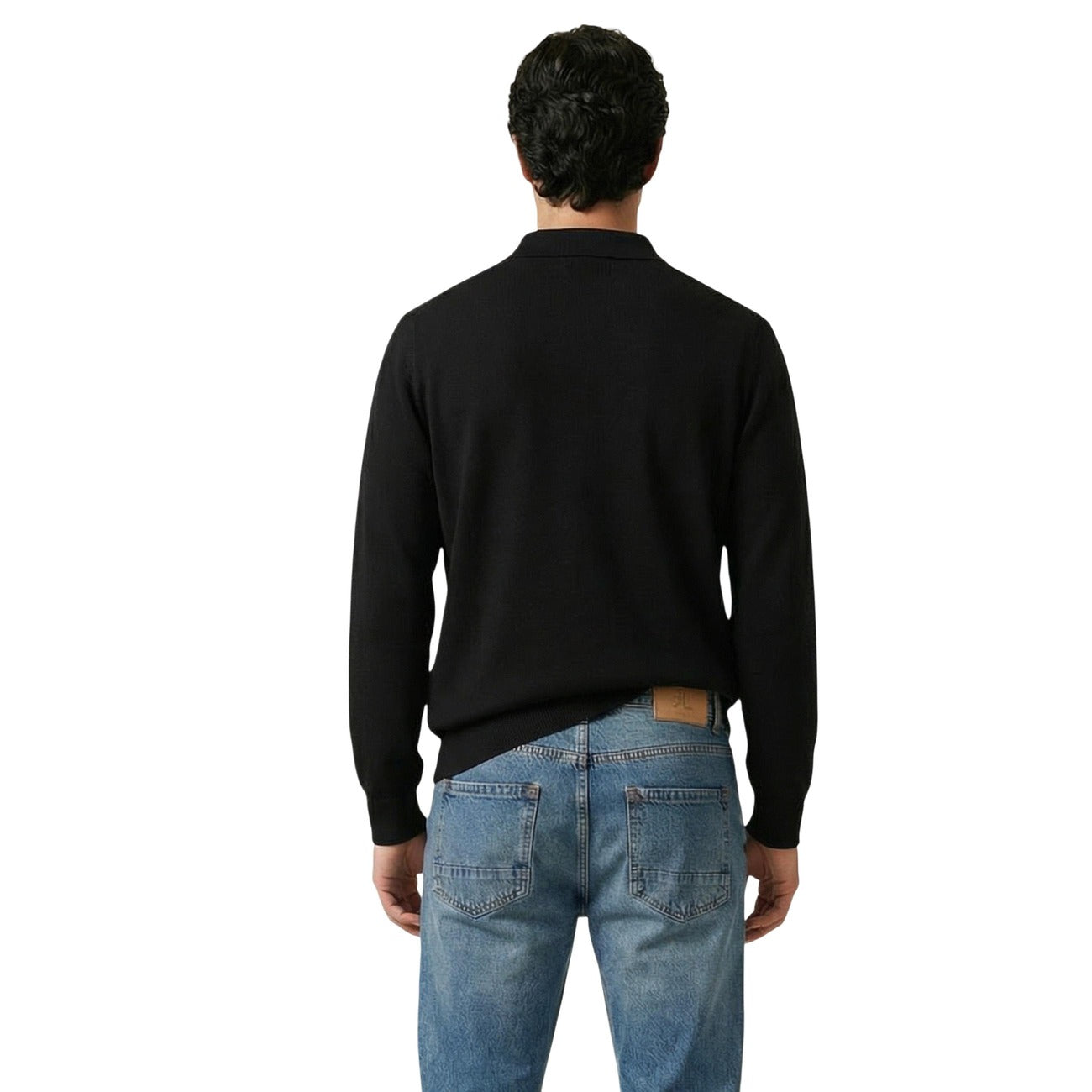 Gianni Lupo Strickmode Herren Schwarz