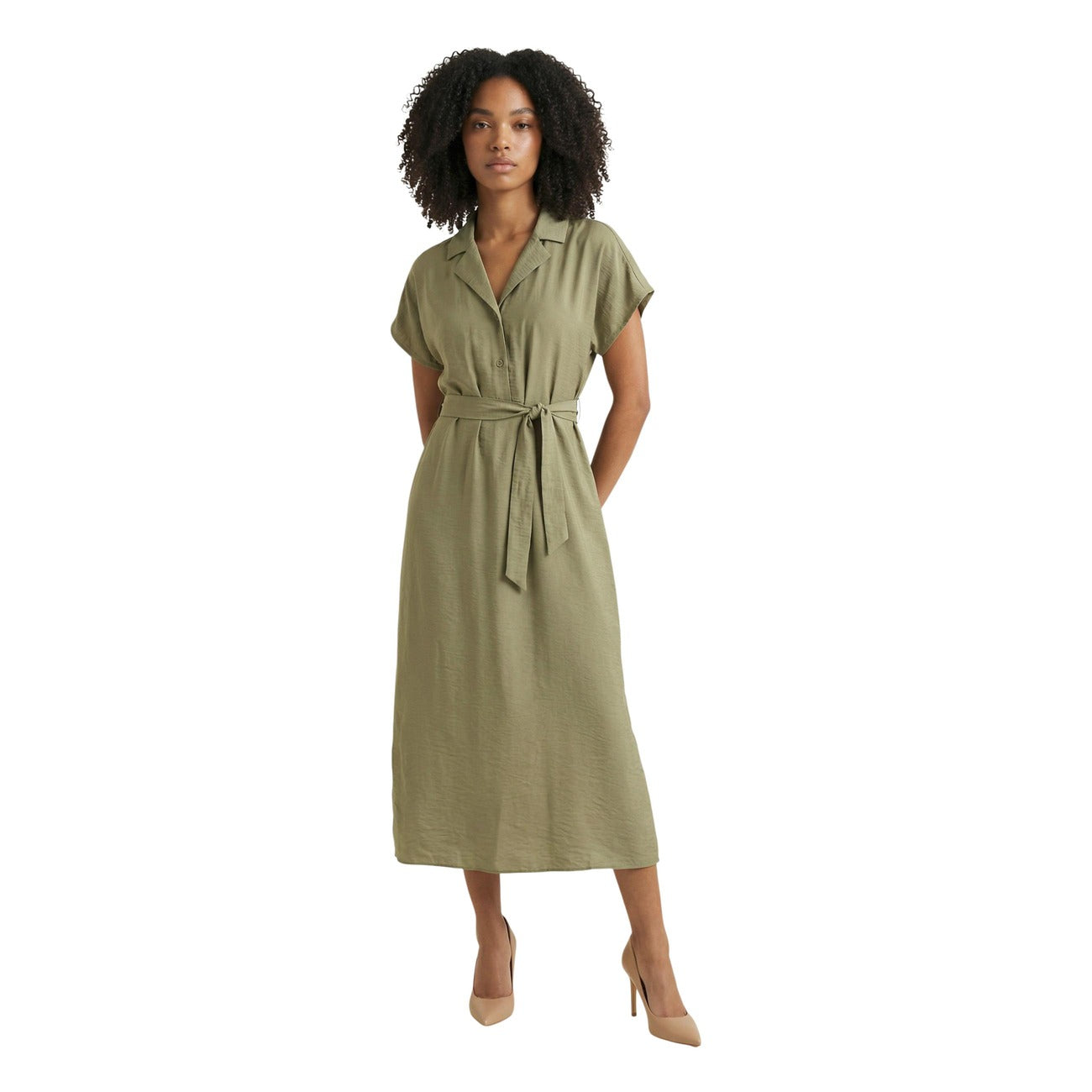 Jacqueline De Yong Jurk Dames Groen