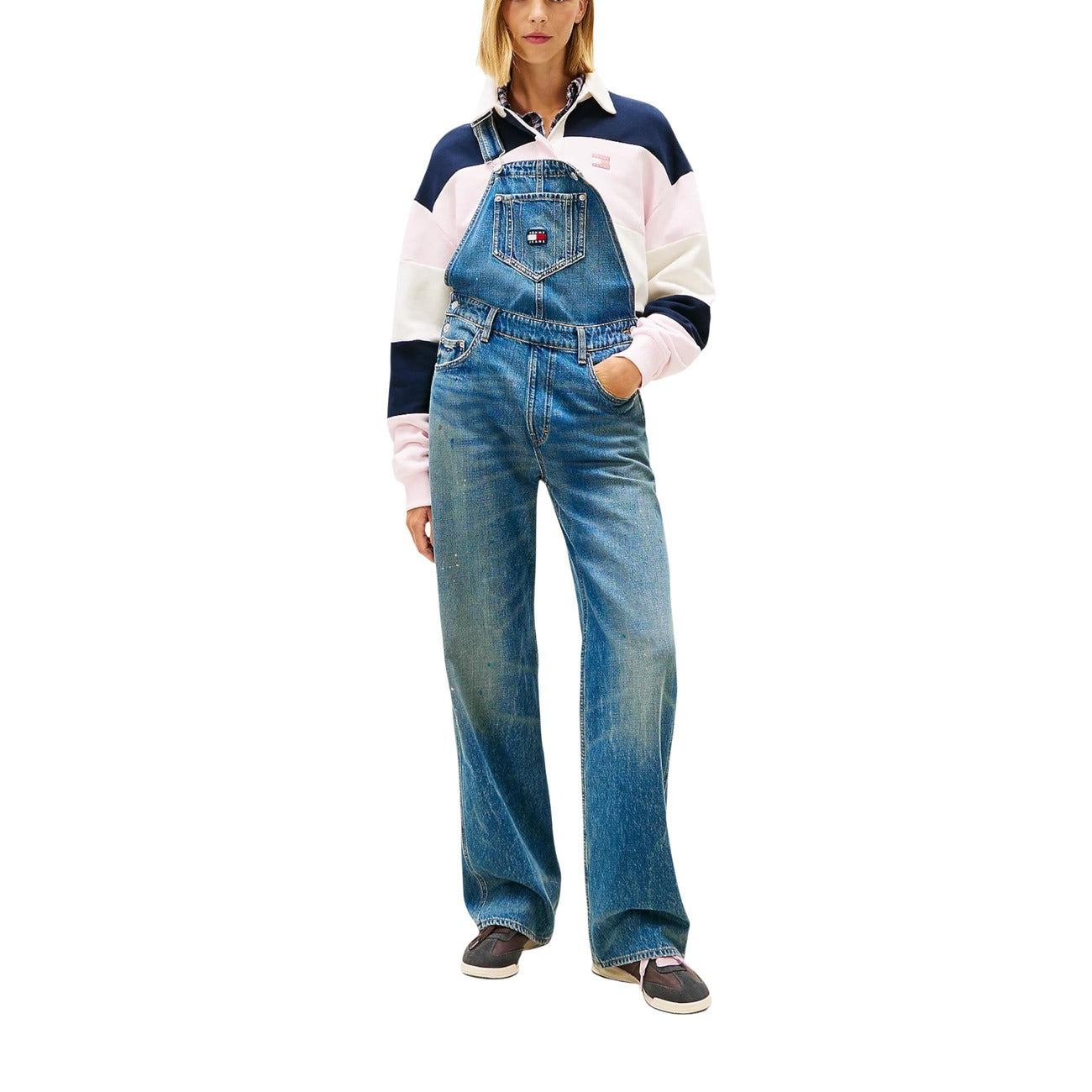 Tommy Hilfiger Jeans Trainingsanzug Damen Hellblau