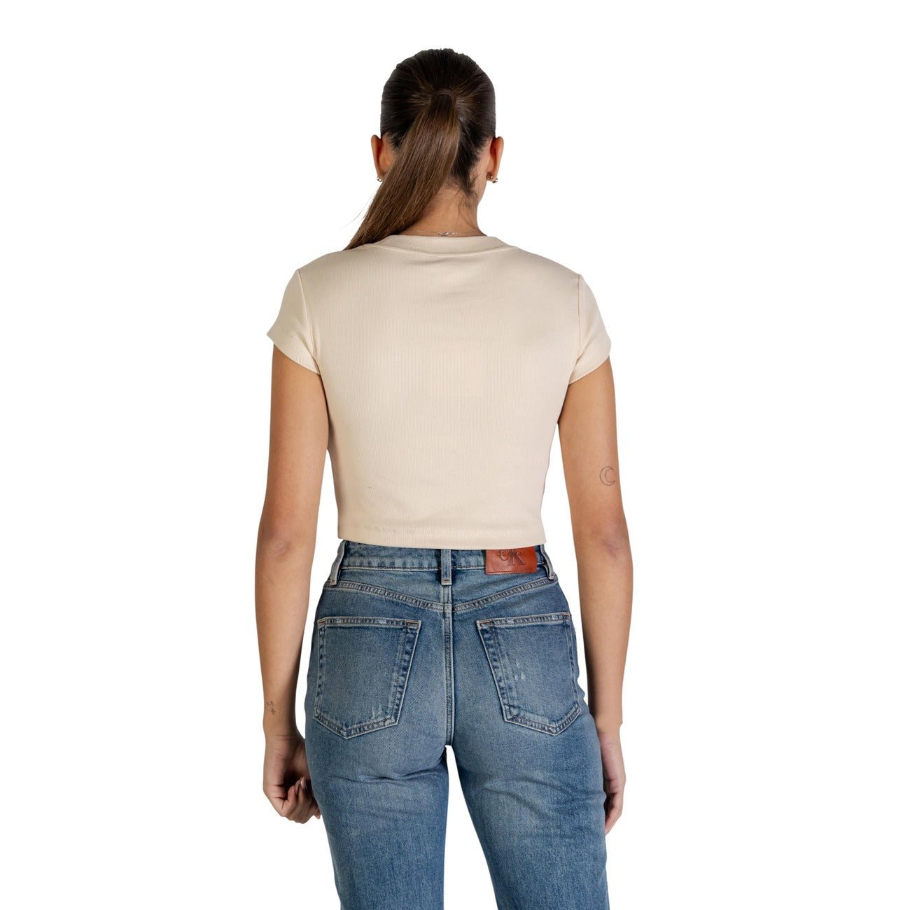 Calvin Klein Jeans T-Shirt Damen Beige