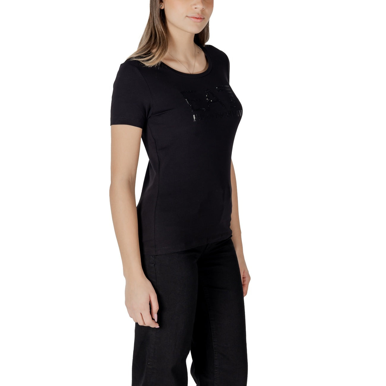 Ea7 T-shirt Dames Zwart #2410997