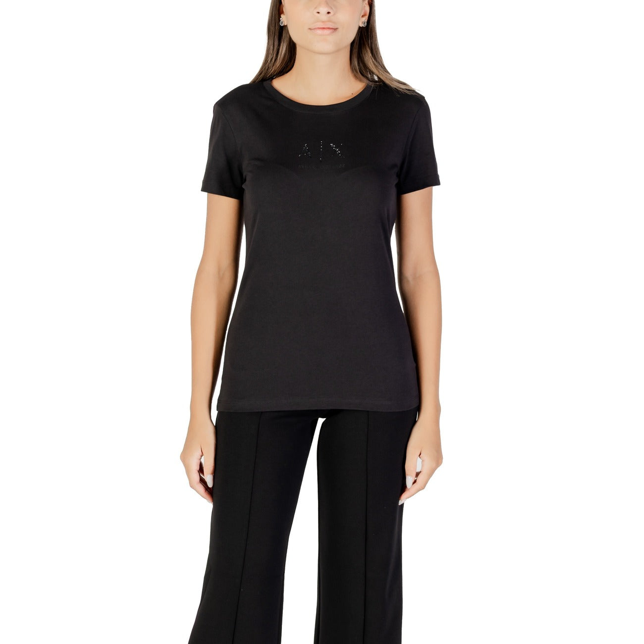 Armani Exchange T-shirt Dames Zwart #2429706