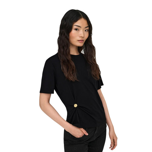 Only T-Shirt Damen Schwarz Schwarz #2454135