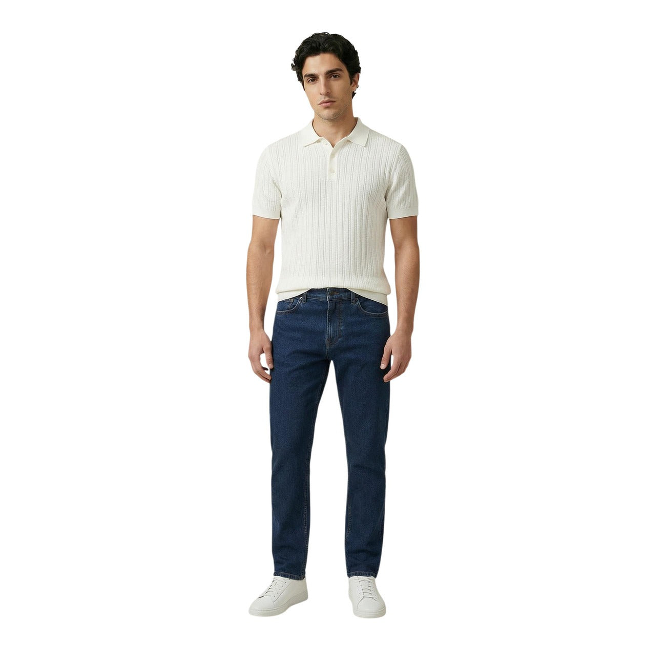 Guess Polo Top Herren Weiß