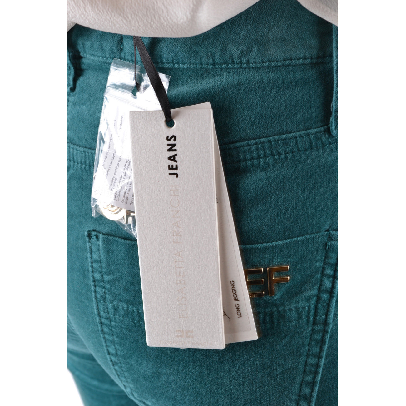 Elisabetta Franchi Jeans Damen Grün