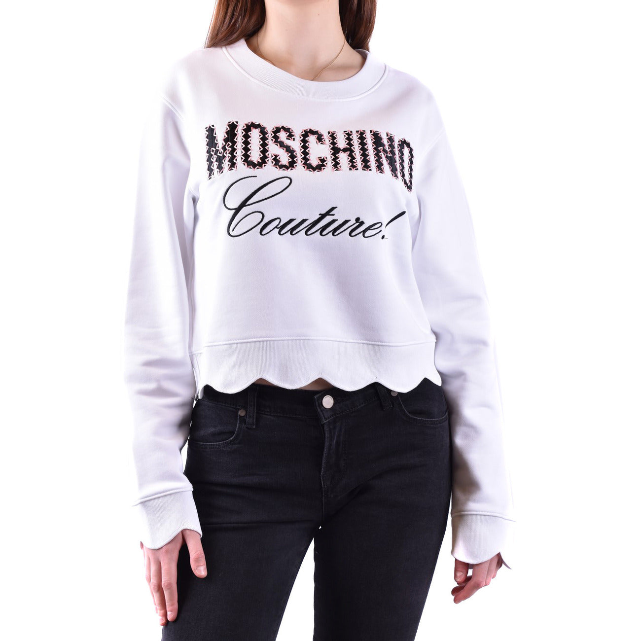 Moschino Sweatshirt Damen Weiß