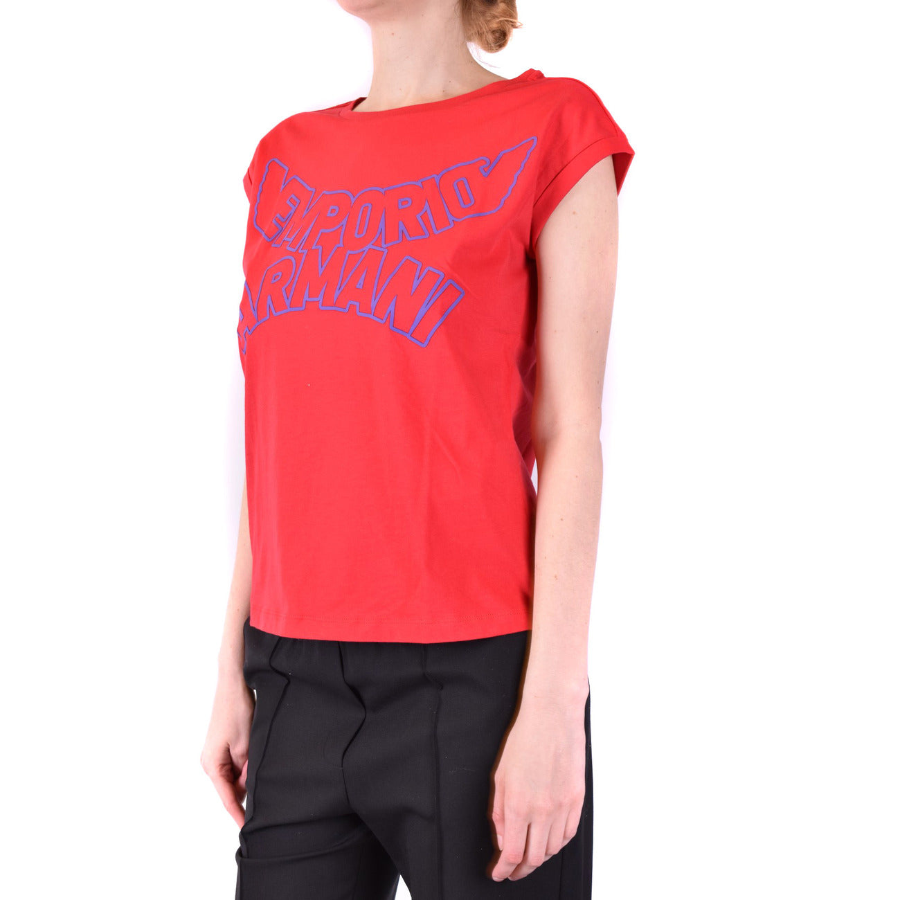 Emporio Armani T-shirt Dames Rood
