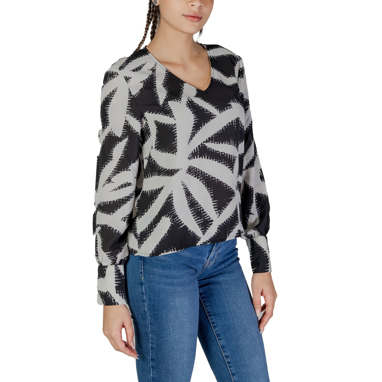 Jacqueline De Yong Bloes Dames Zwart #2361240