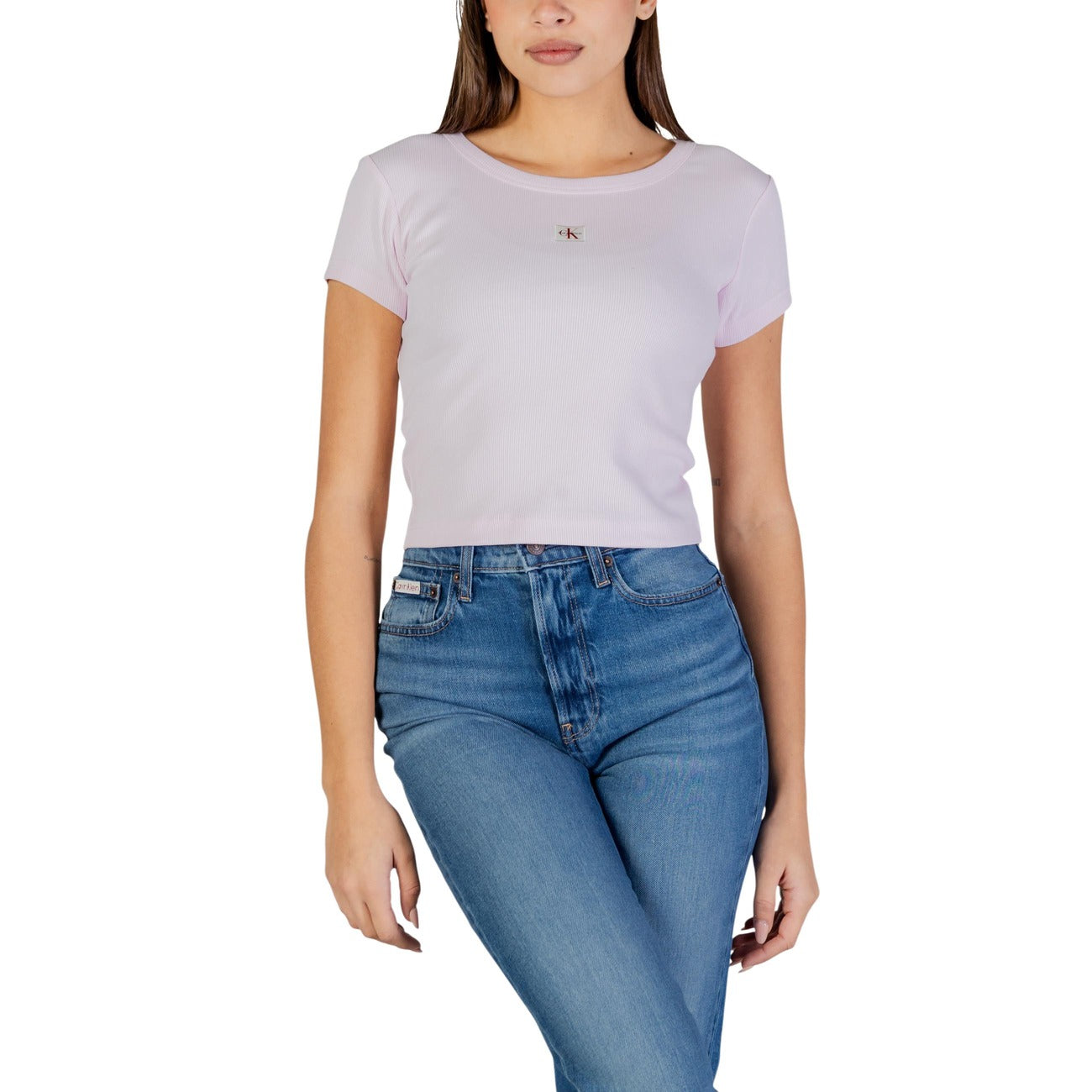 Calvin Klein Jeans T-shirt Dames Roze #2470648