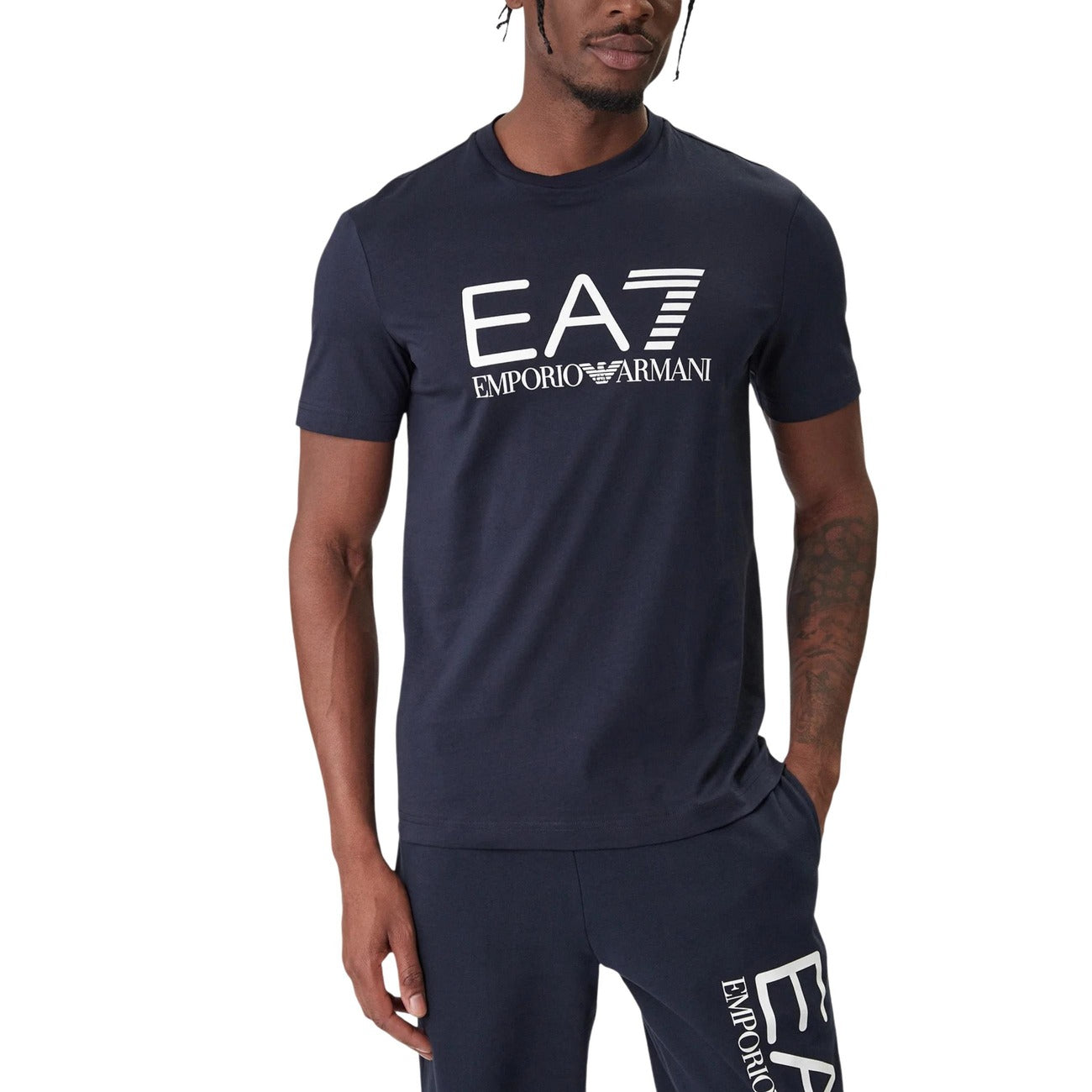 Ea7 T-Shirt Herren Hellblau