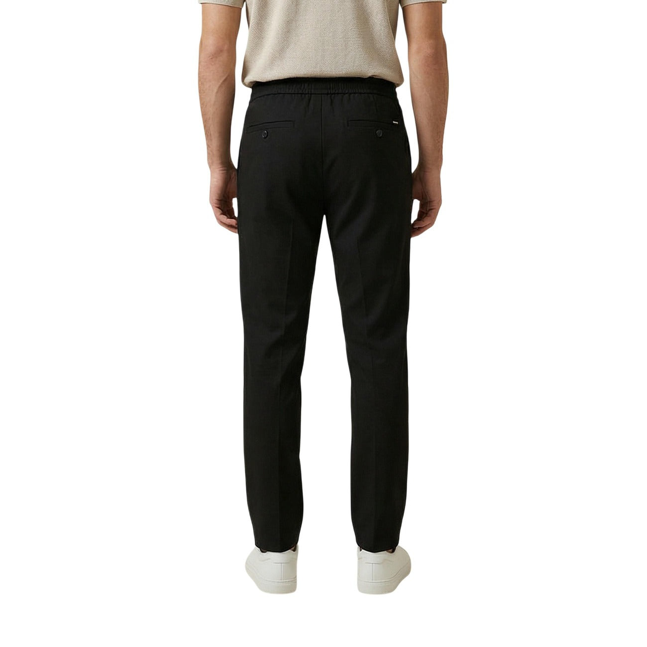 Gianni Lupo Hose Herren Schwarz Schwarz #2457560