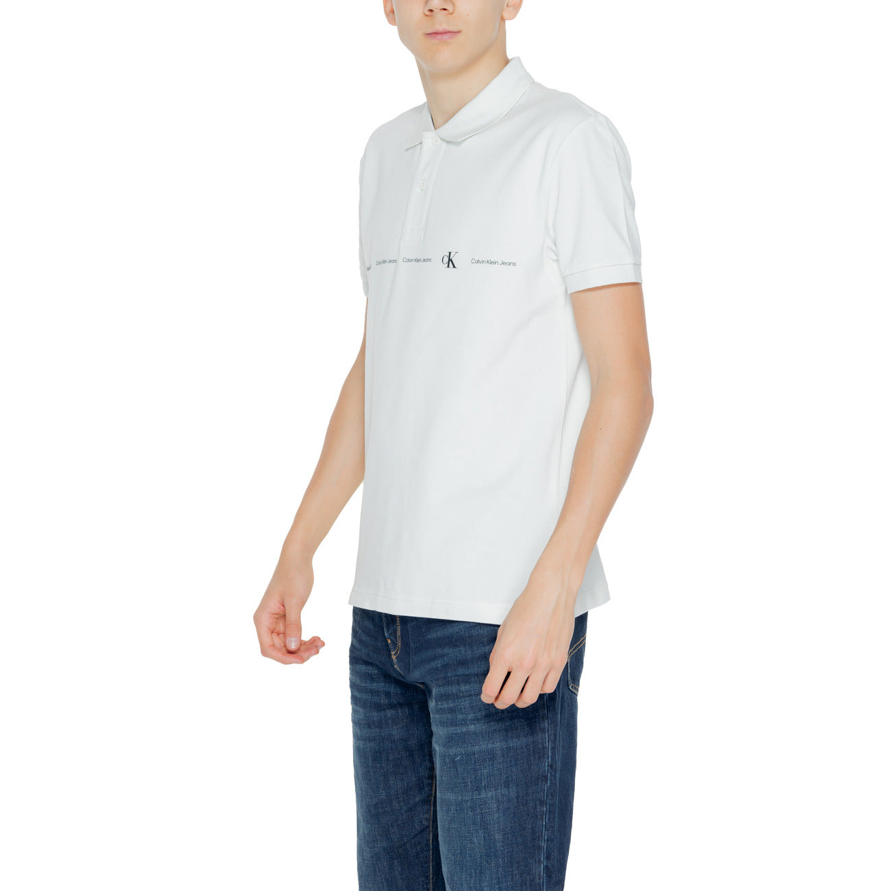 Calvin Klein Jeans Polo Top Heren Groen