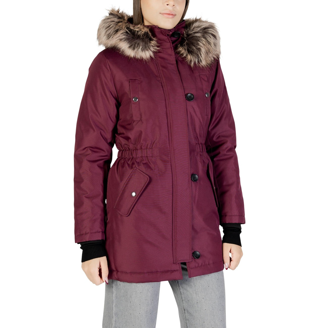 Only Windjack Damen Bordeaux