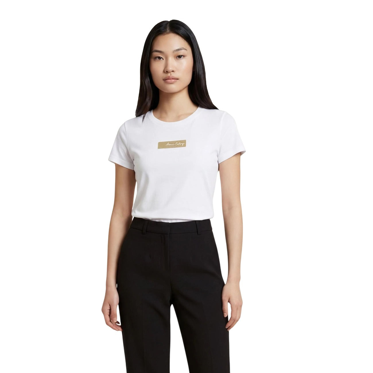 Armani Exchange T-Shirt Damen Gelb