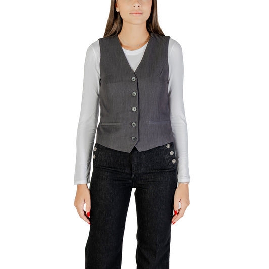 Only Gilet Dames Grijs #2432364