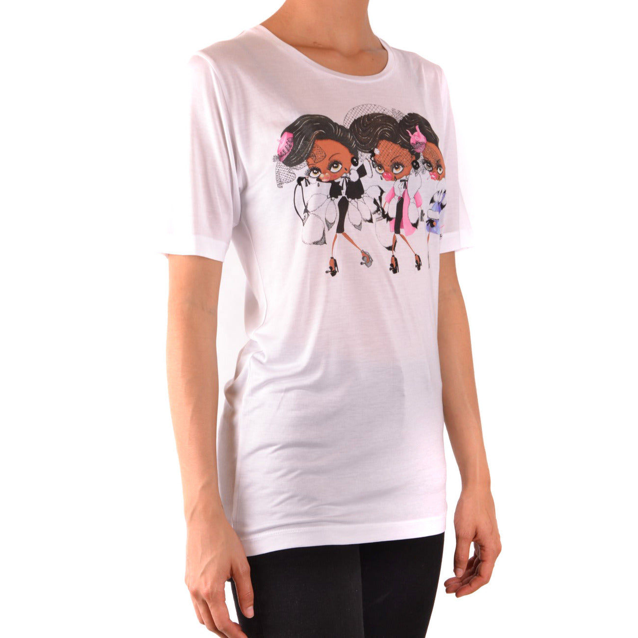 Dsquared T-shirt Dames Wit #2424818