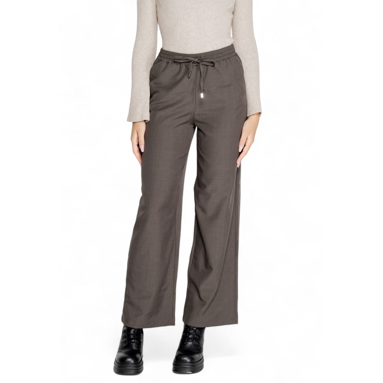 Only Broek Dames Grijs #2463748