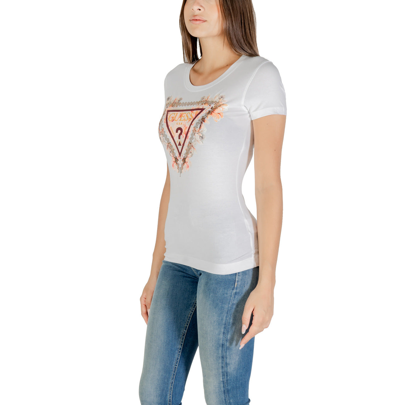 Guess T-shirt Dames Wit #2426845
