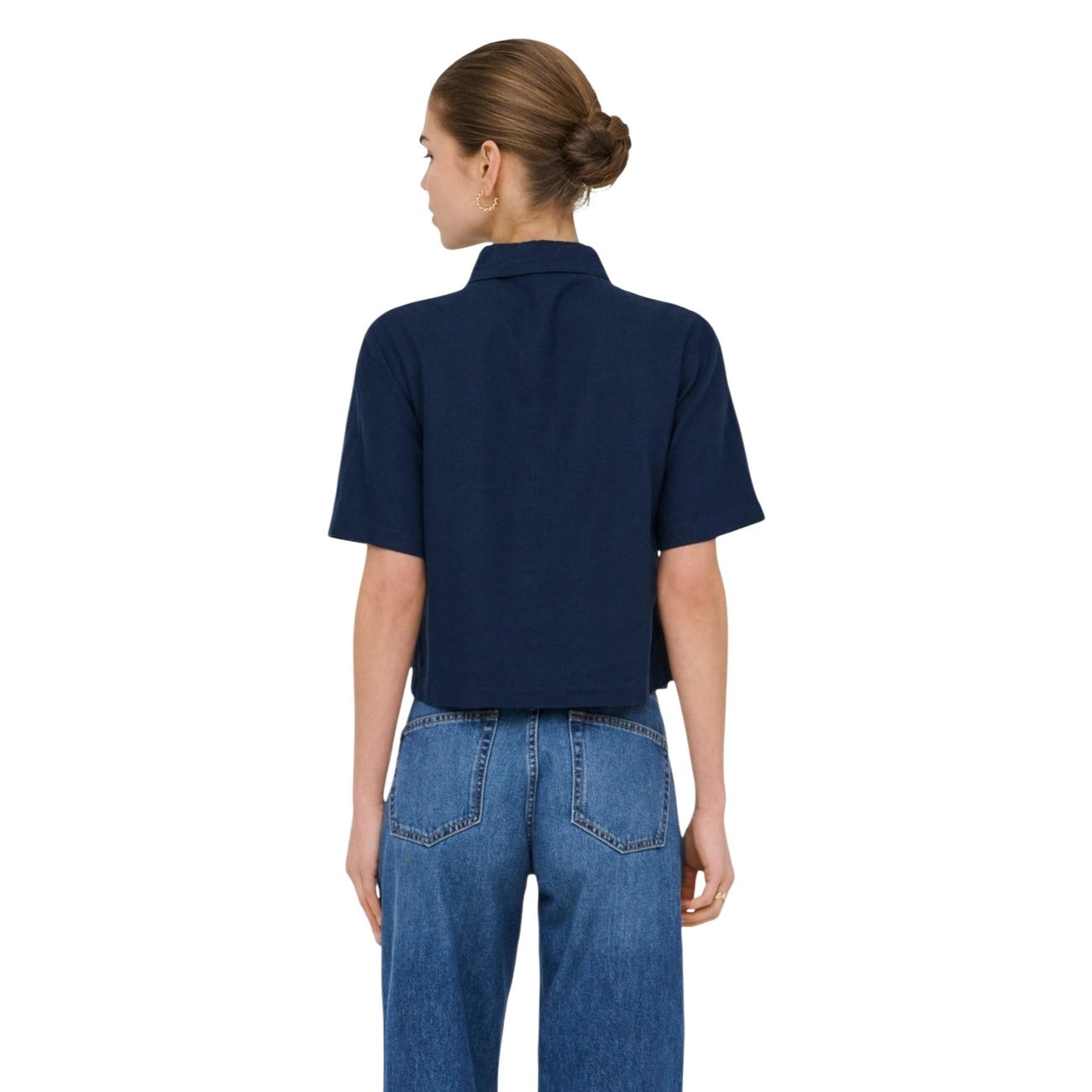 Only Shirt Damen Blau Blau