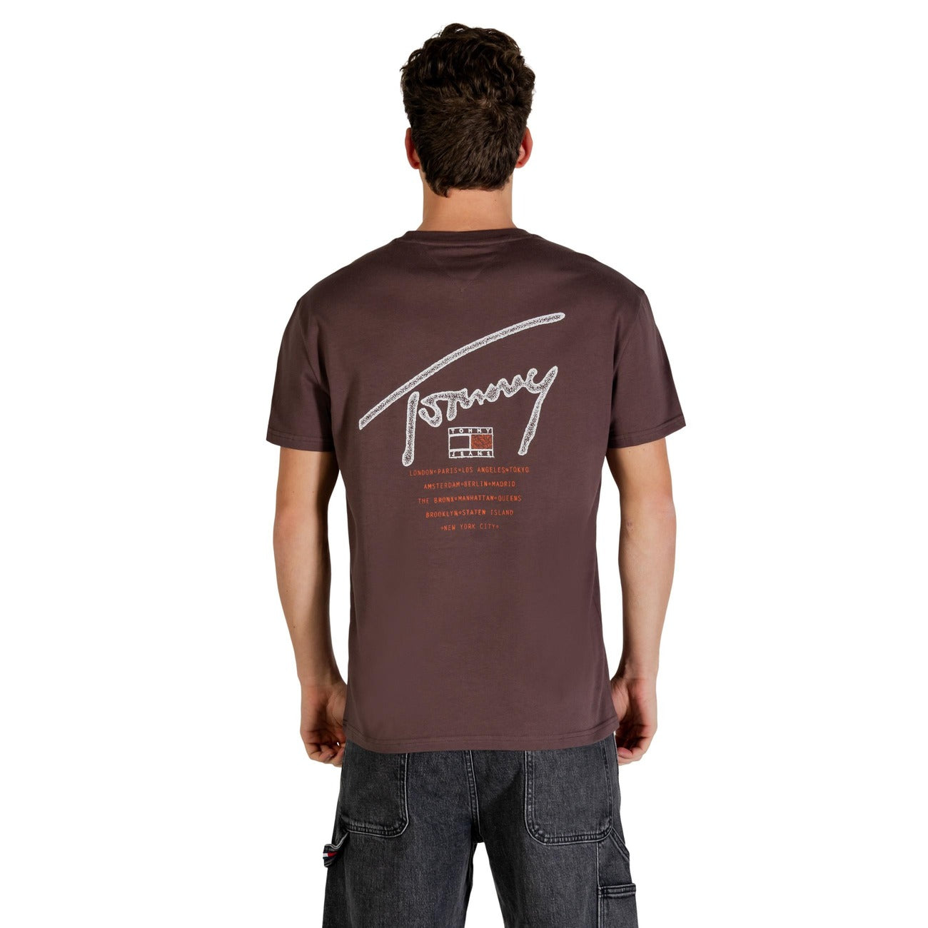 Tommy Hilfiger Jeans T-Shirt Herren Braun