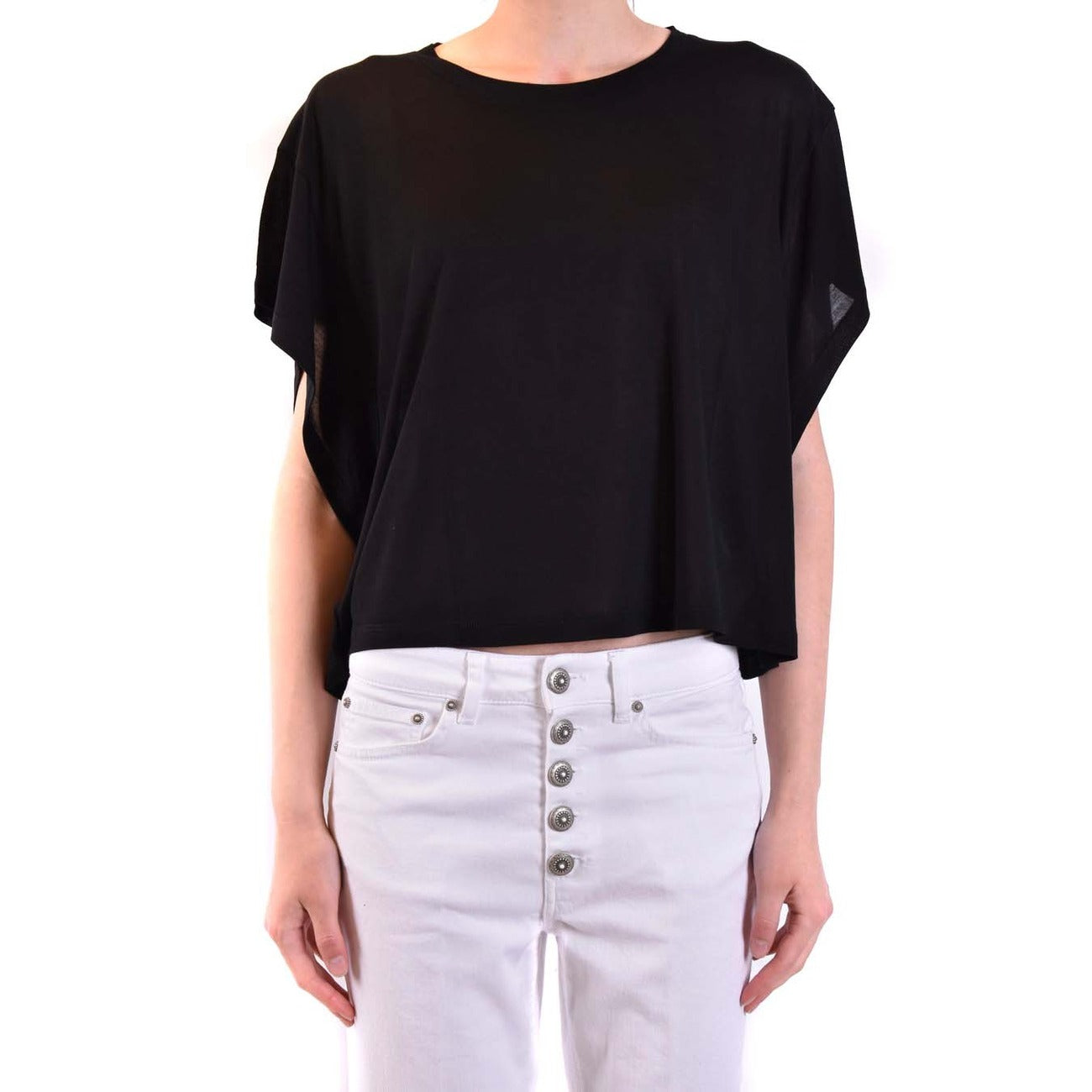 Dondup T-shirt Dames Zwart