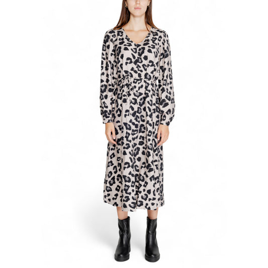 Jacqueline De Yong Jurk Dames Grijs