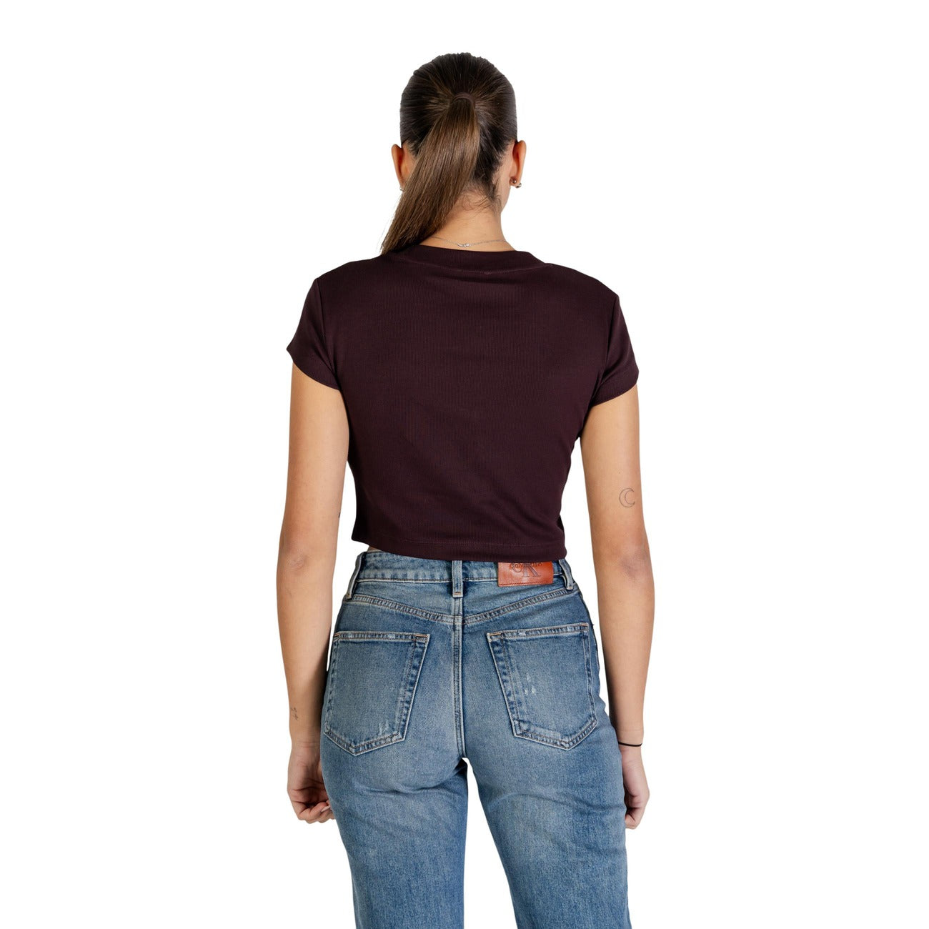 Calvin Klein Jeans T-shirt Women Brown