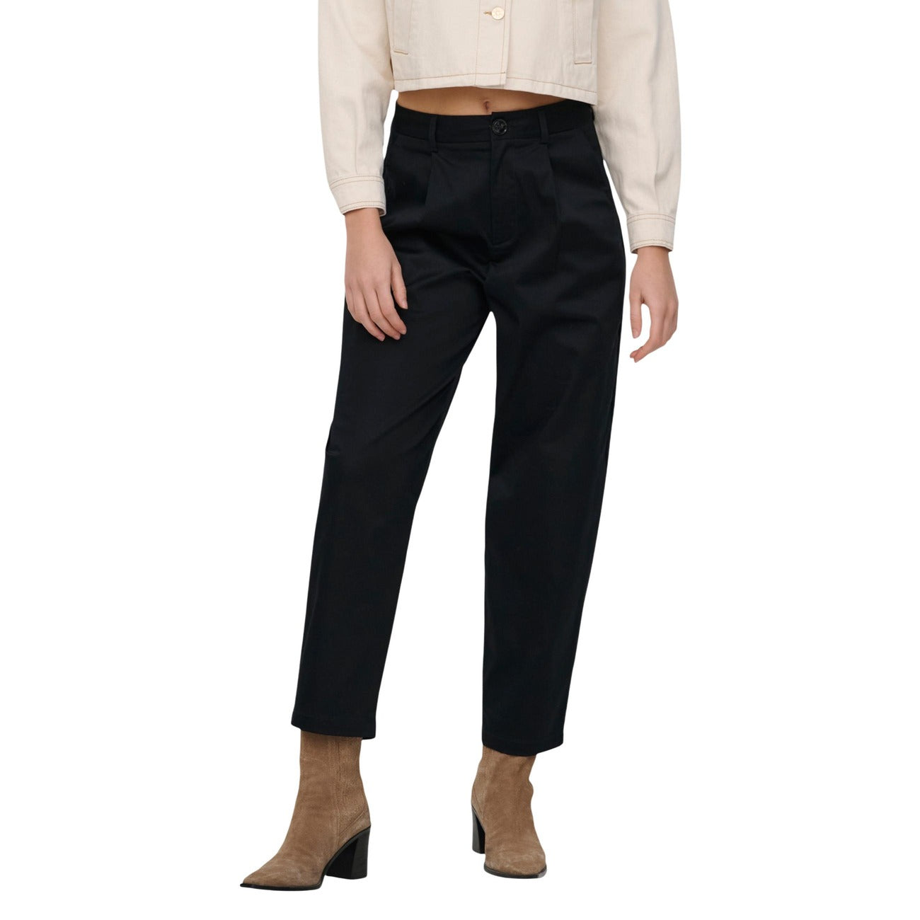 Only Broek Dames Beige Beige