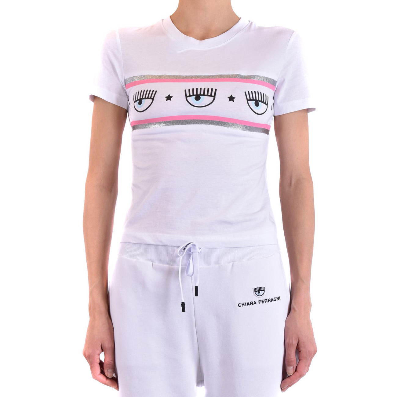Chiara Ferragni T-shirt Dames Wit #2428894