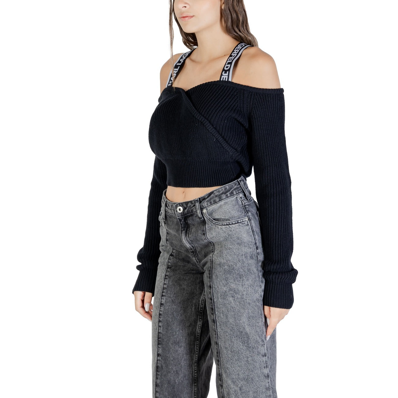 Karl Lagerfeld Jeans Breimode Dames Zwart