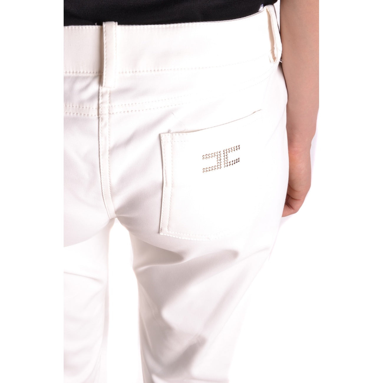 Elisabetta Franchi Trousers Women White #2423038