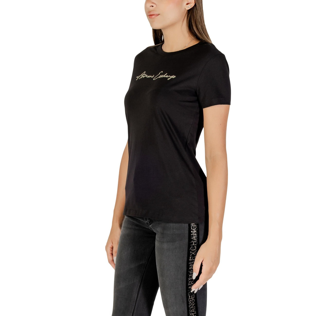 Armani Exchange T-shirt Dames Zwart #2429800
