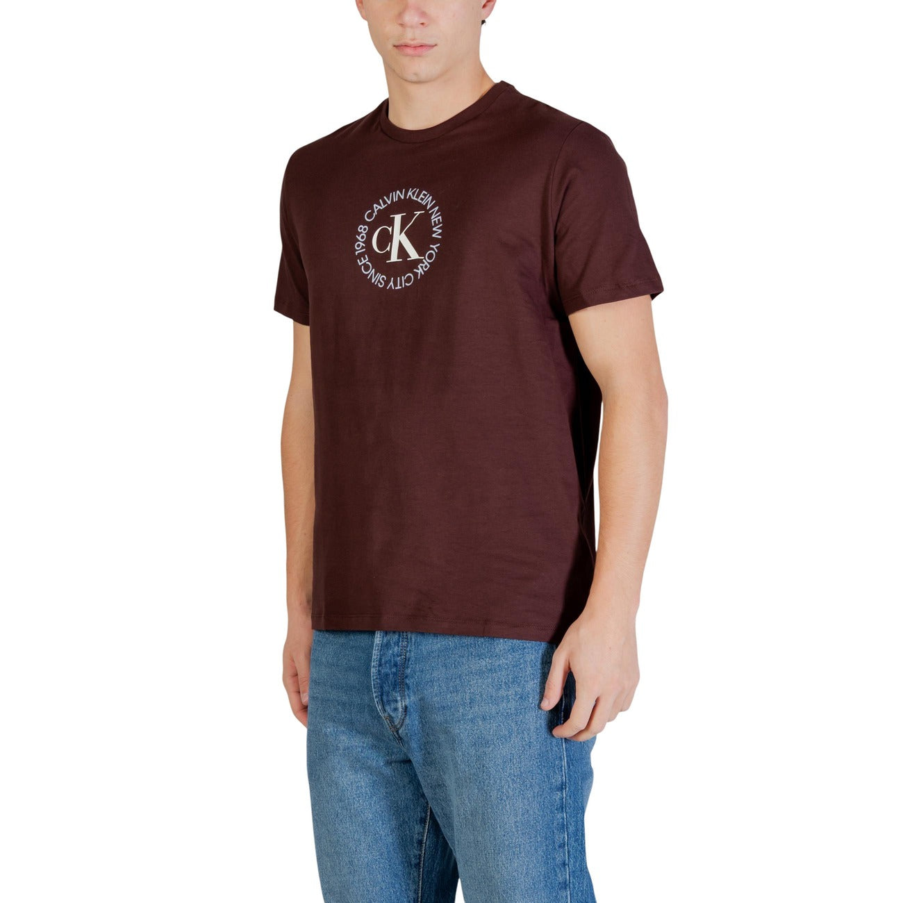 Calvin Klein Jeans T-Shirt Herren Braun #2469984