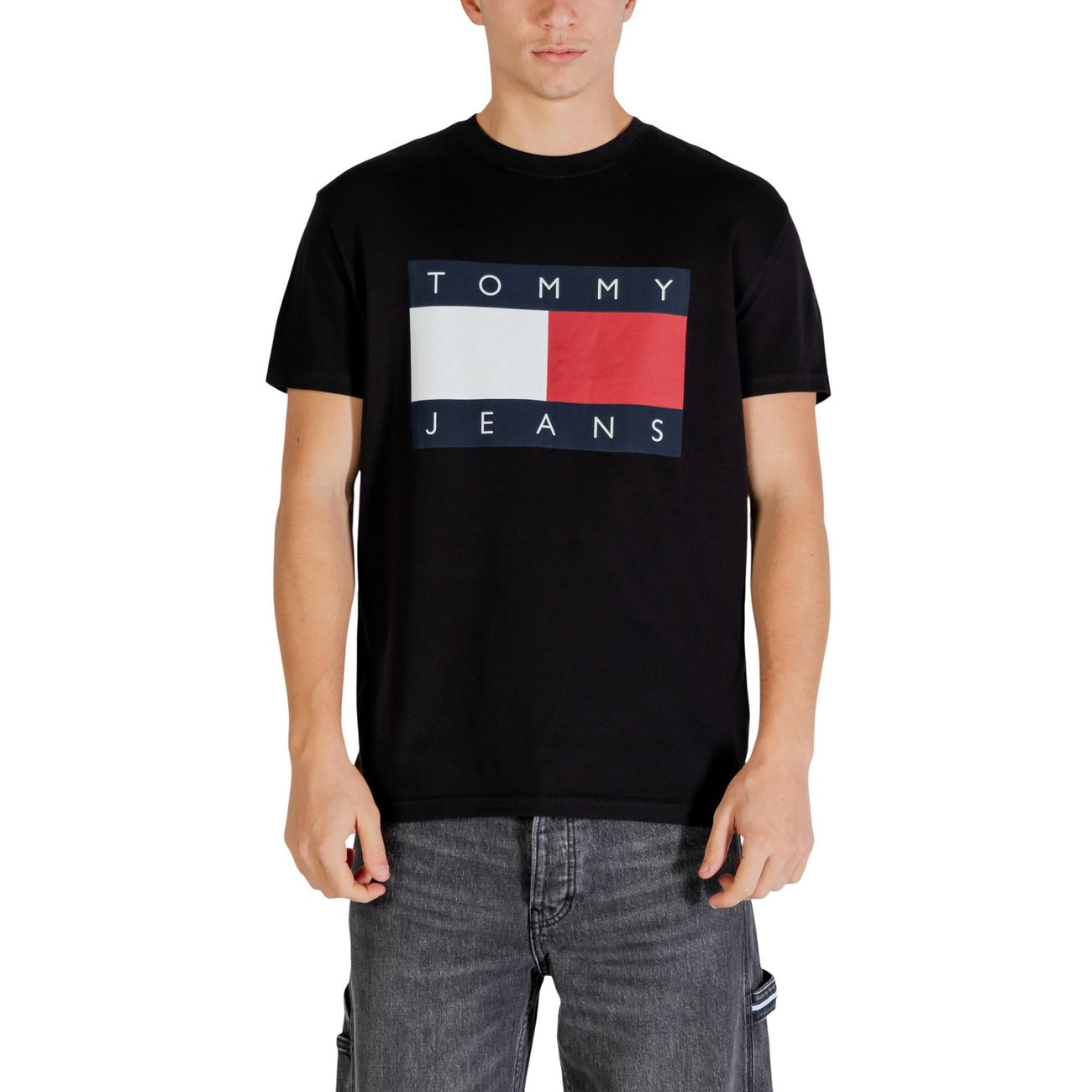 Tommy Hilfiger Jeans T-Shirt Herren Schwarz