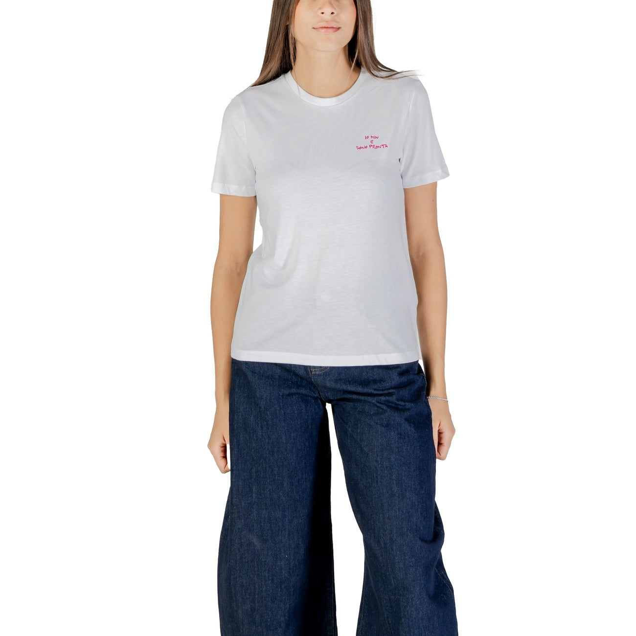 Only T-Shirt Damen Weiß #2435711