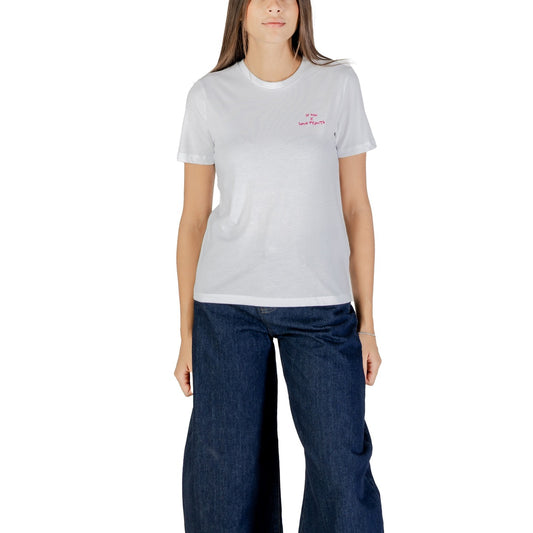 Only T-Shirt Damen Weiß #2435711