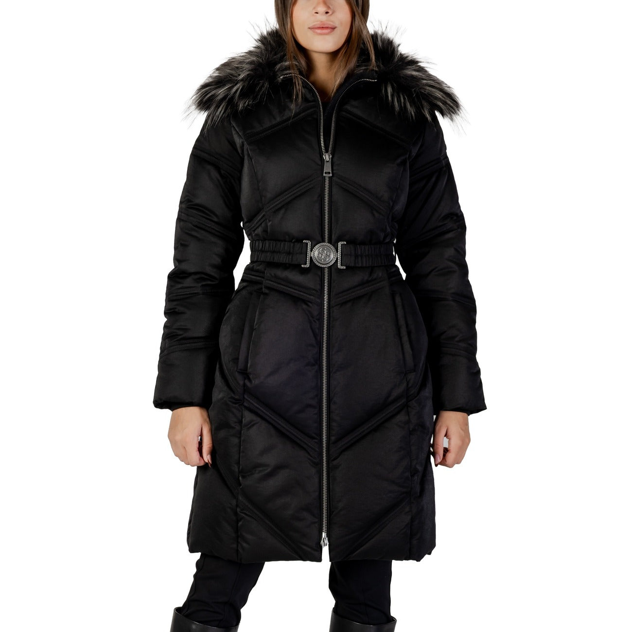 Guess Windjack Damen Schwarz