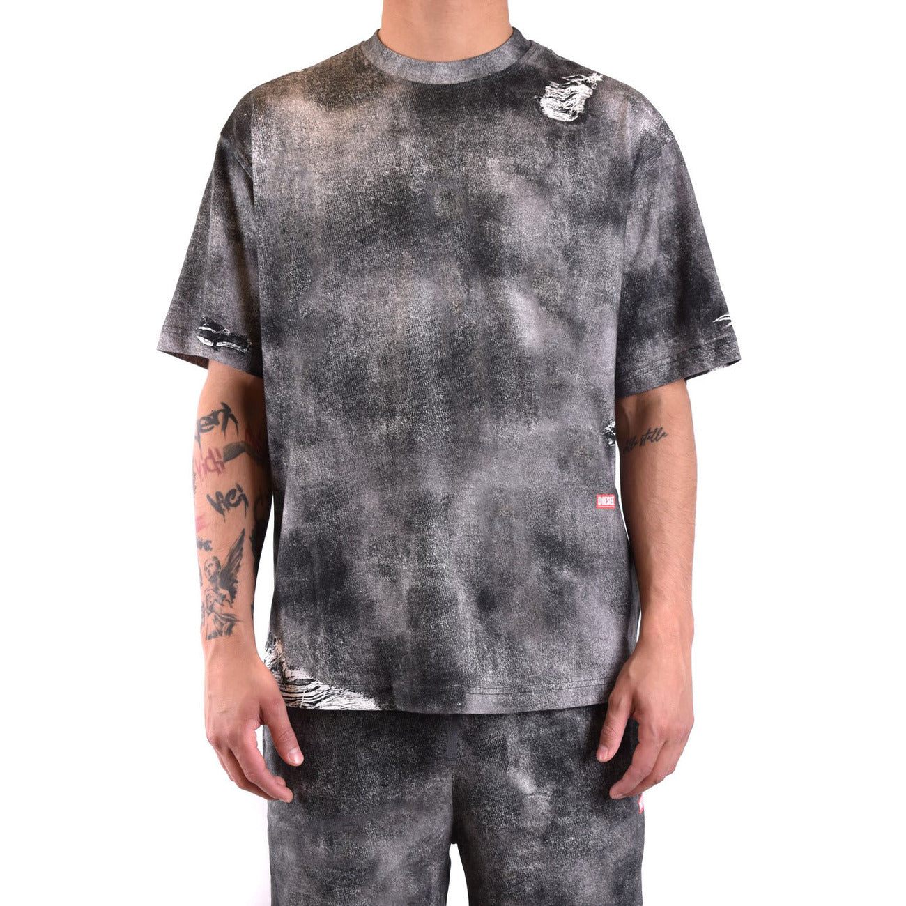 Diesel T-shirt Heren Zwart #2428860