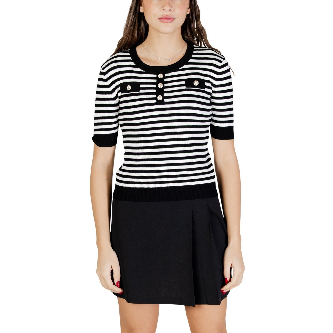Morgan De Toi Strickmode Damen Weiß #2450710