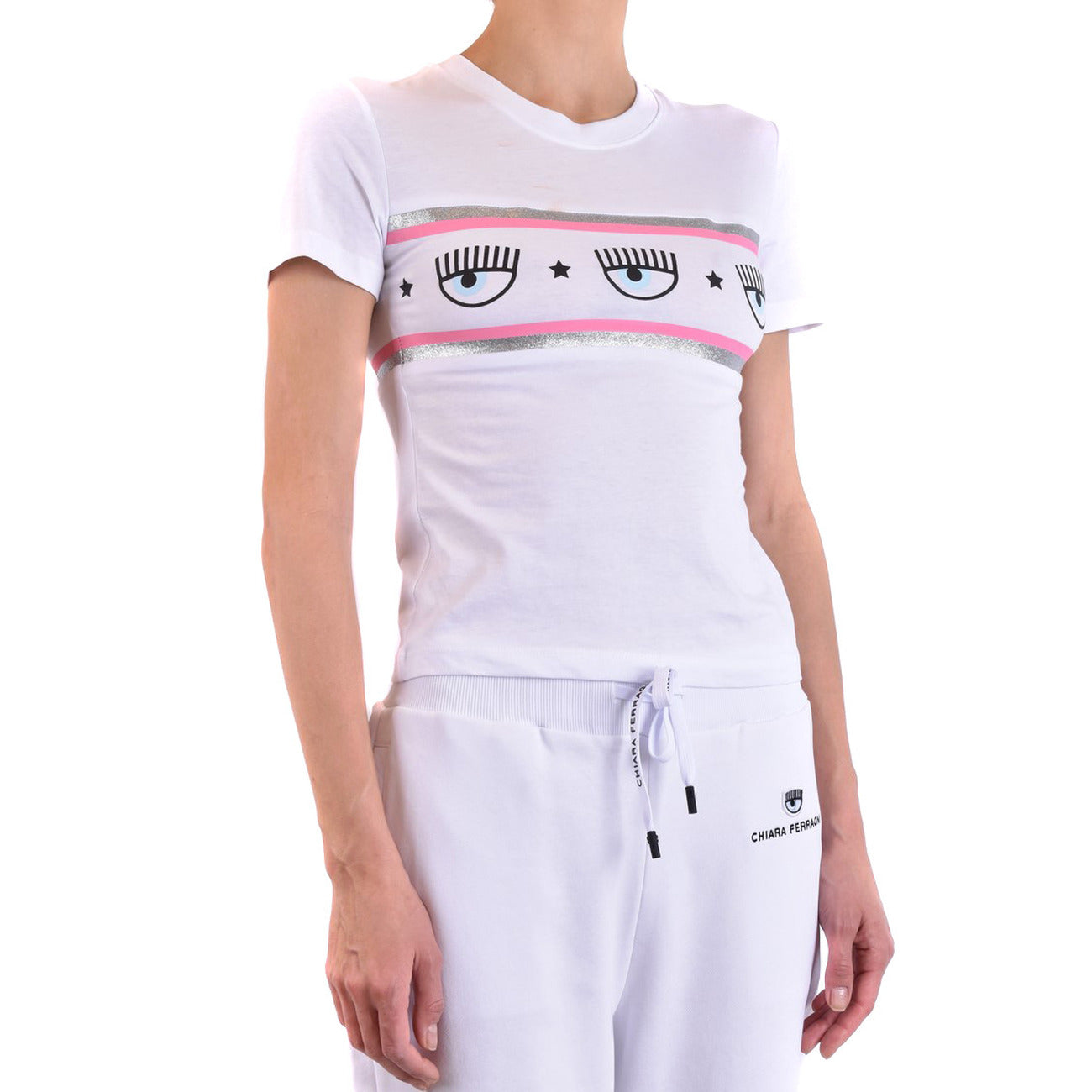 Chiara Ferragni T-shirt Dames Wit #2428894