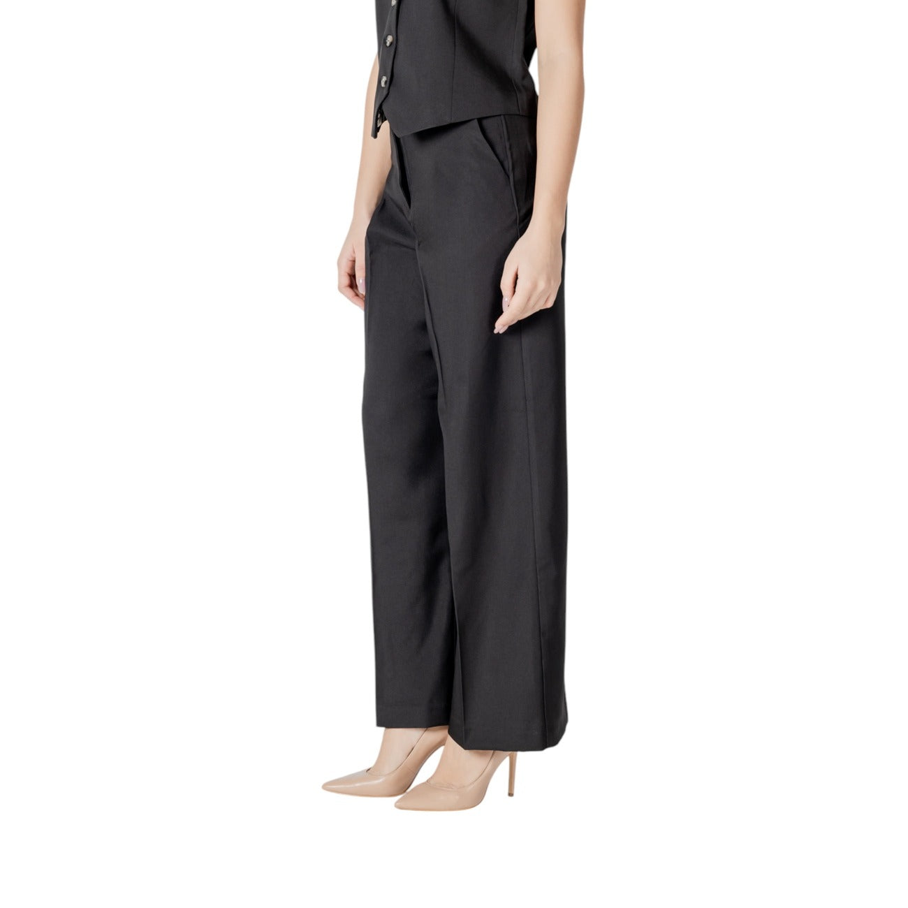 Ichi Broek Dames Zwart #2413622