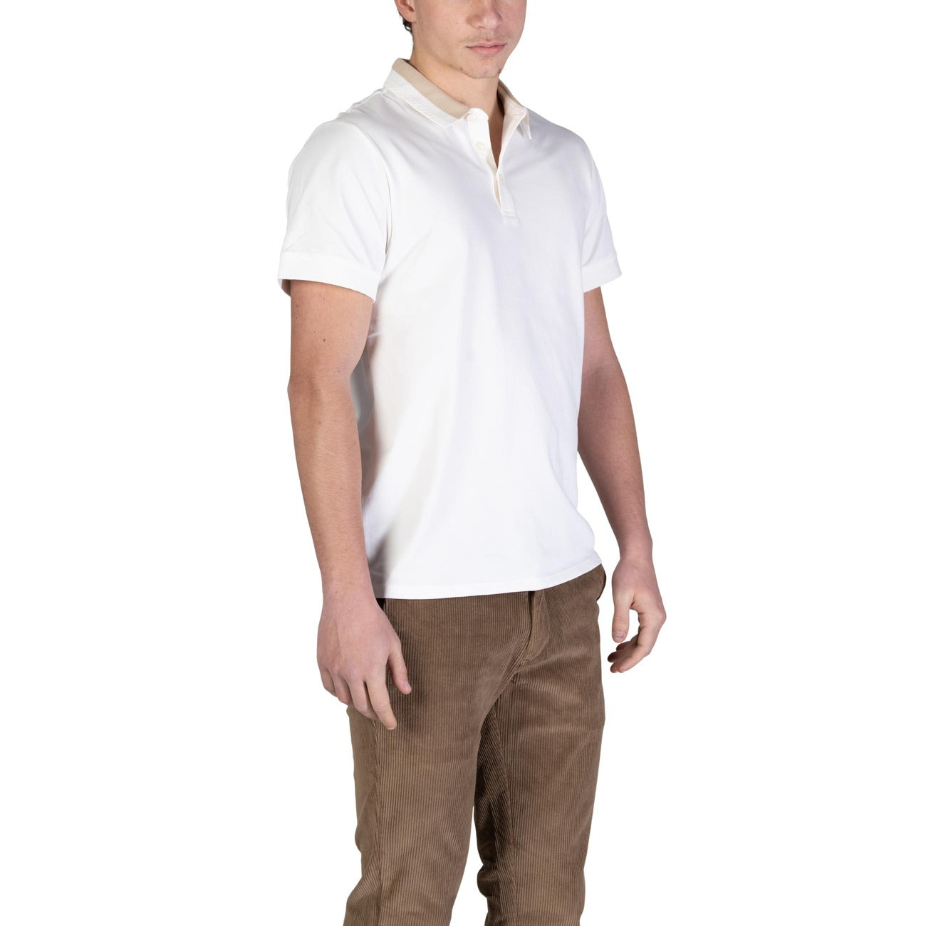 Guess Polo Top Men Beige