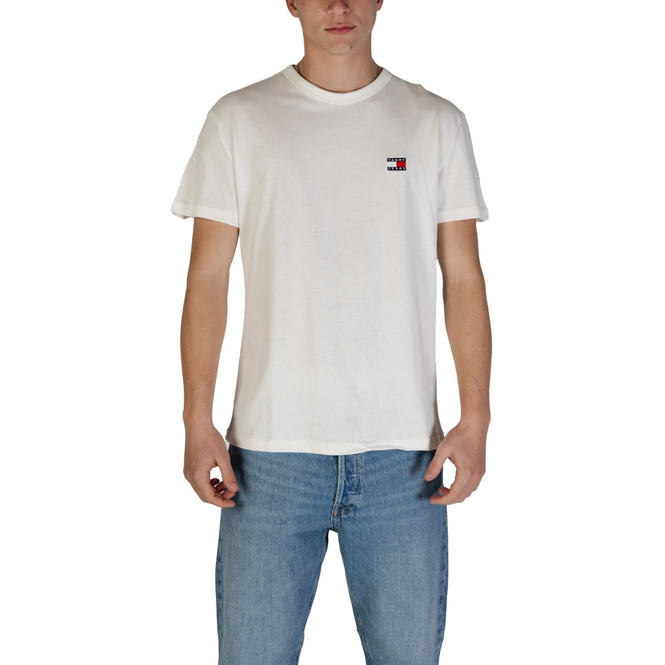 Tommy Hilfiger Jeans T-shirt Heren Wit #2408075