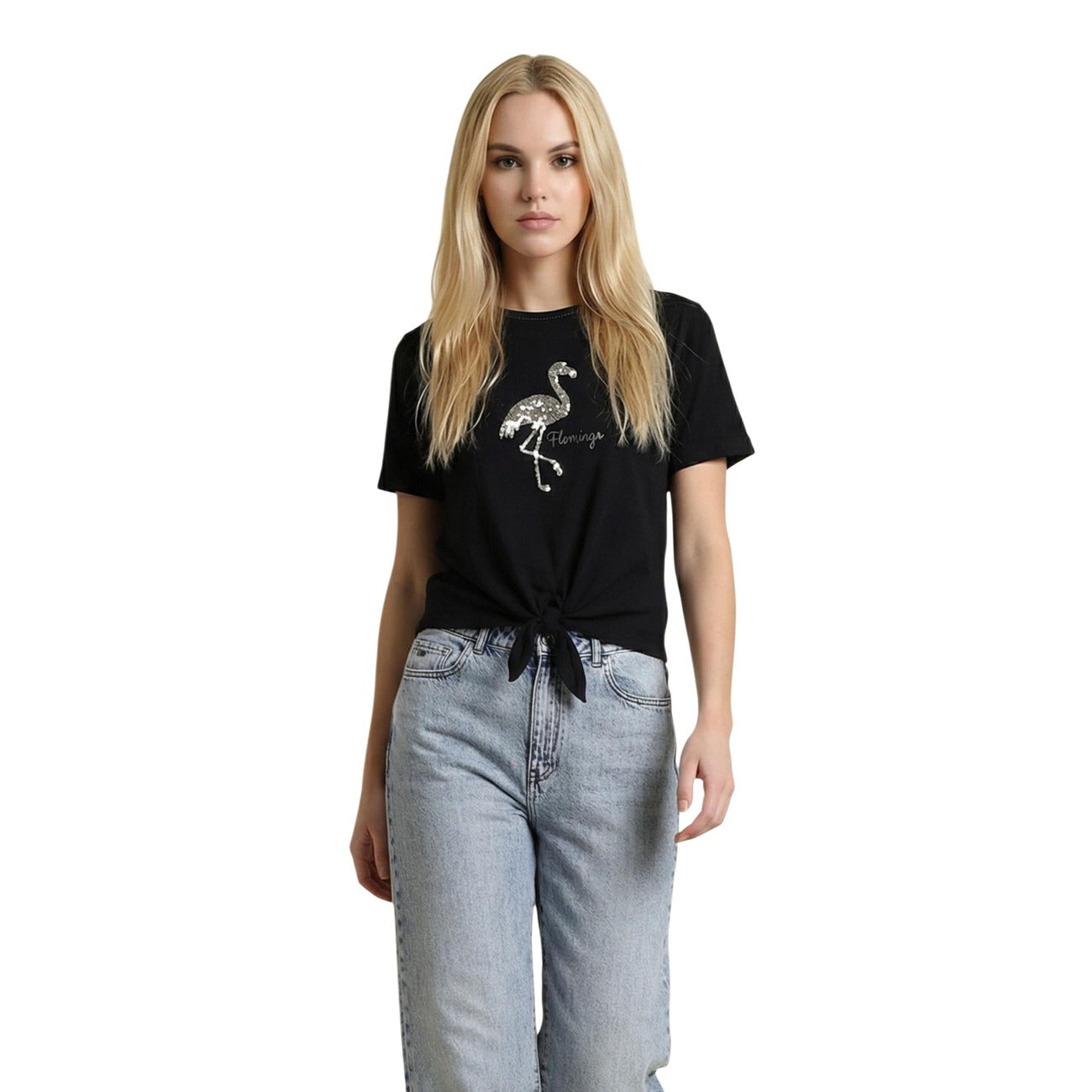 Only T-Shirt Damen Beige