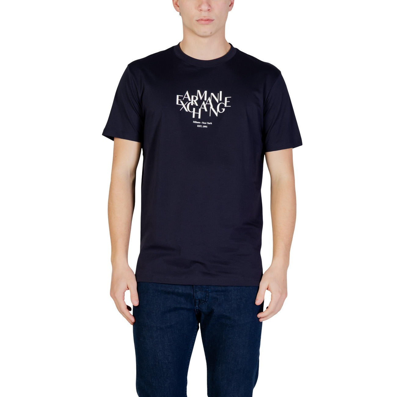 Armani Exchange T-Shirt Herren Blau #2450487