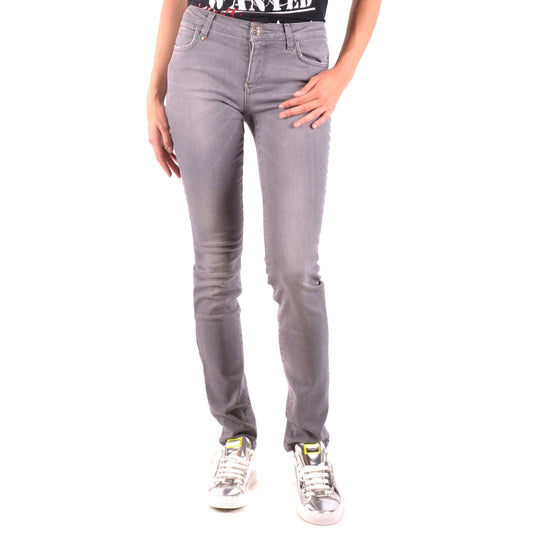 Philipp Plein Hose Damen Grau