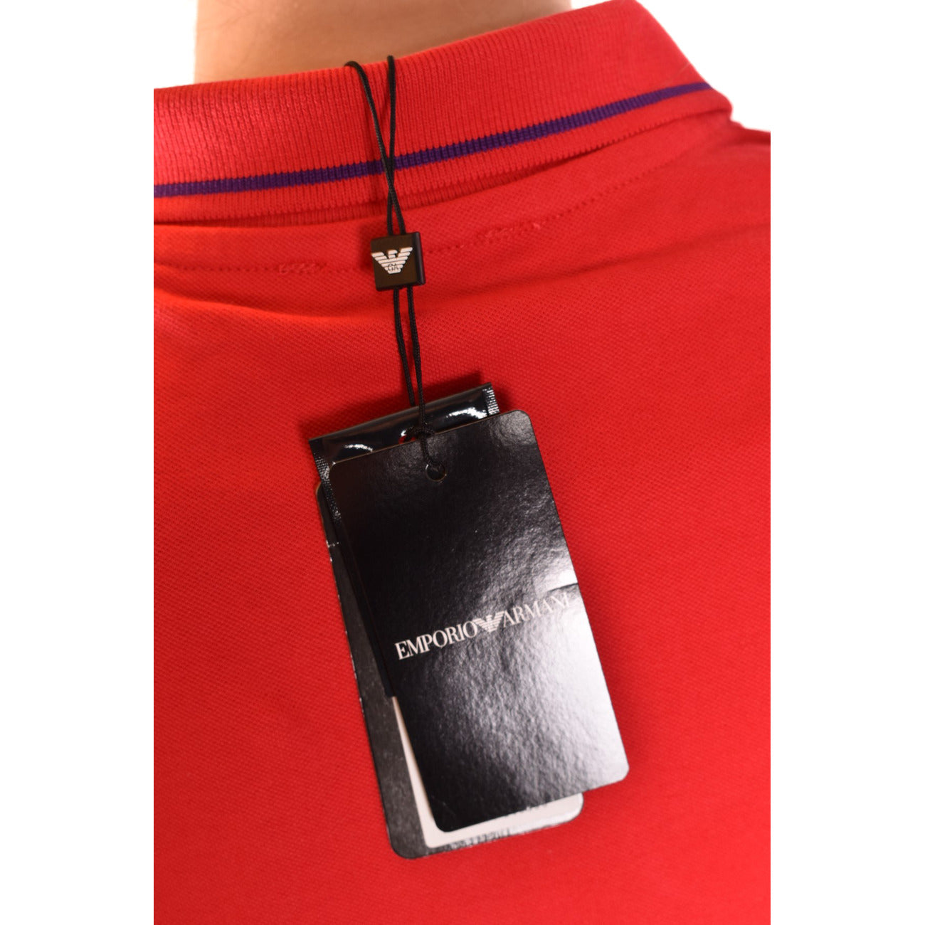 Emporio Armani Polo Top Dames Rood